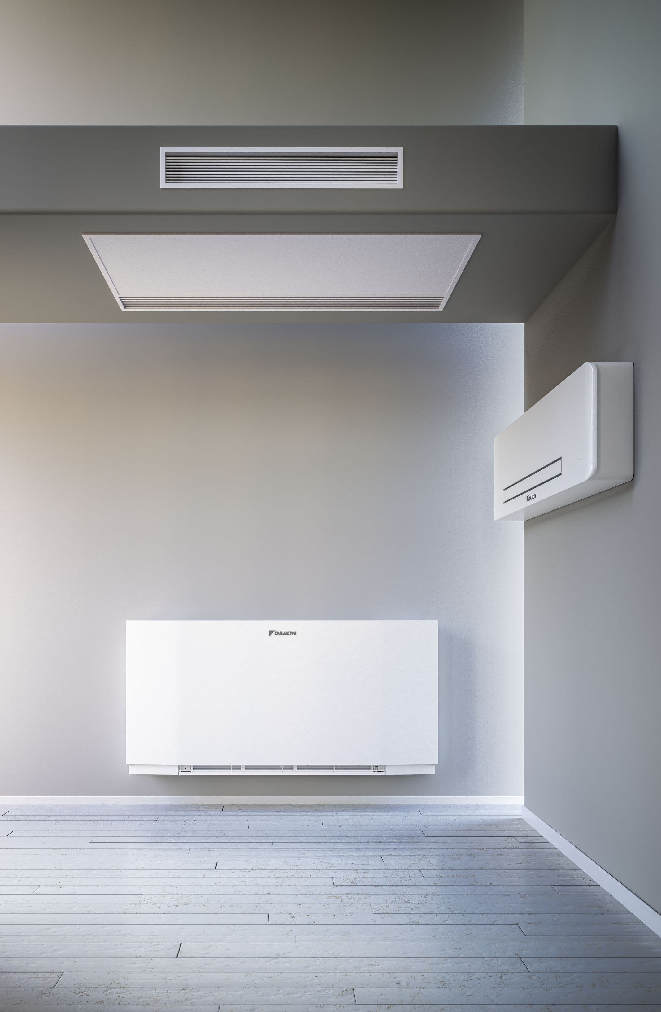 Daikin Altherma HPC toepassingen — radiator vervangen, multizone-opstelling en zomerkoeling op één leiding